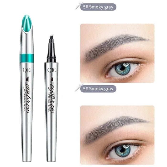 High Quality 3D Waterproof Microblading Eyebrow Pen 4 Fork Tip Tattoo Pencil