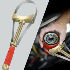 Auto Oil Filter Wrench with Adjustable Steel Strap