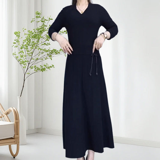 Women's Elastic High Waisted Thick Long Skirt