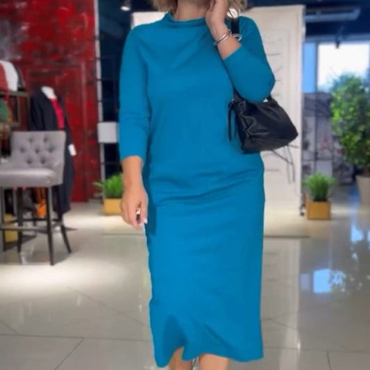 đ
Christmas Pre-saleđWomen's Mock Neck Dress with Pockets