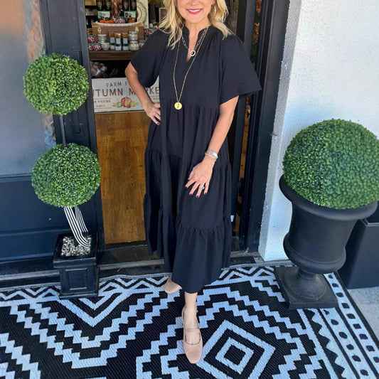💕Limited Time 50% Off💕Women's Elegant Tiered Maxi Dress