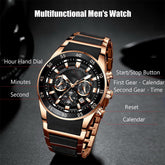 Men's Waterproof Multifunctional Quartz Watch