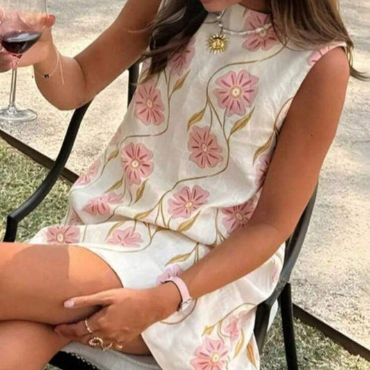๐ LAST DAY PROMOTION - 50%OFF ๐Women's Casual Sleeveless Floral Print Dress