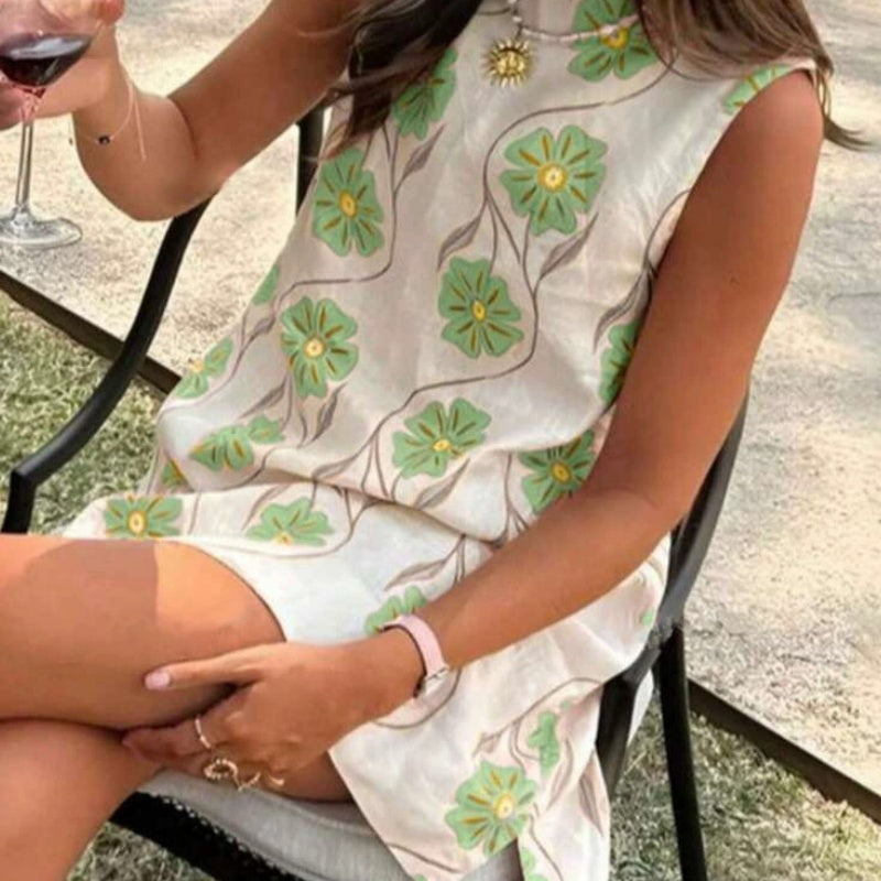 ๐ LAST DAY PROMOTION - 50%OFF ๐Women's Casual Sleeveless Floral Print Dress