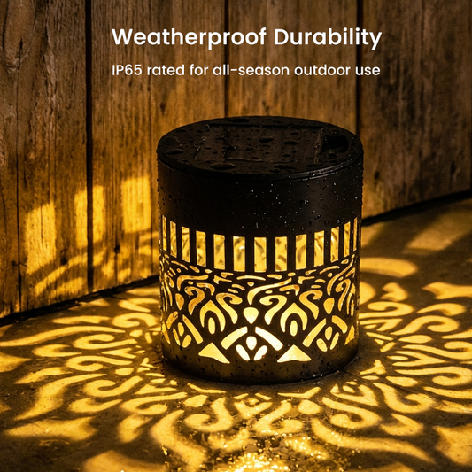 ๐ Solar-Powered Mandala Light Projector โ Decorative and Atmospheric Effect for Gardens and Outdoor Areas โจ๐ธ