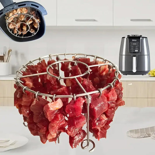 🔥New Hot Selling❤️🔥 Stainless Steel Round Oven Grill with Skewer