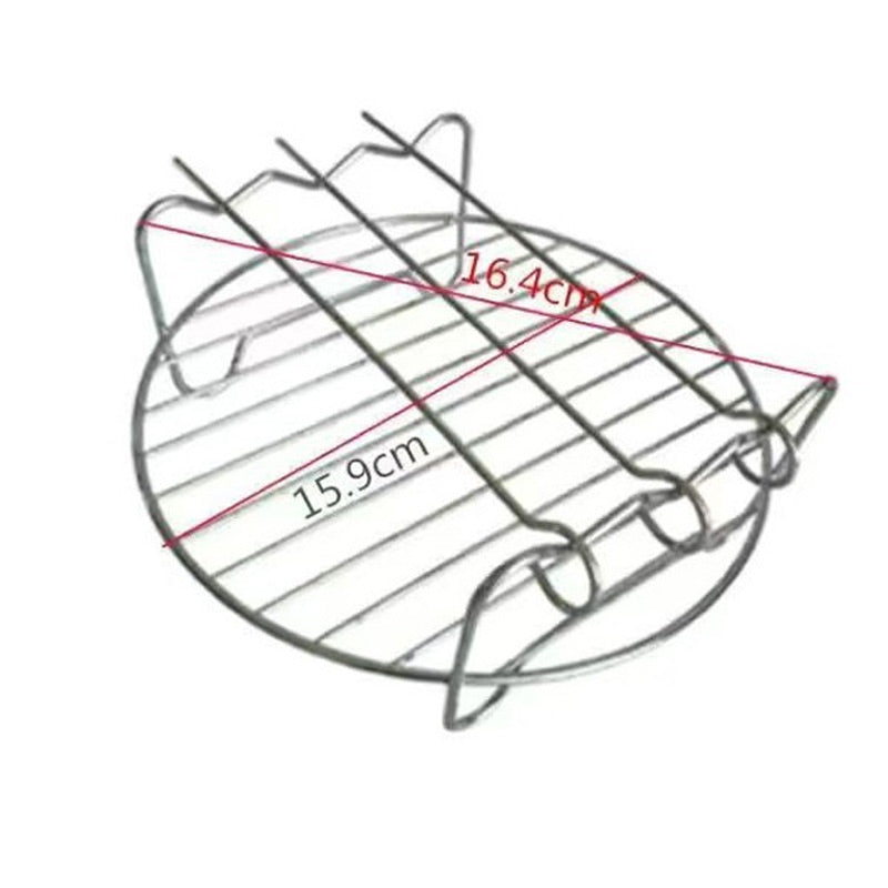 🔥New Hot Selling❤️🔥 Stainless Steel Round Oven Grill with Skewer