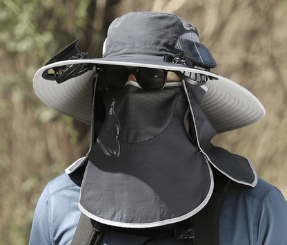 2025 New Ultralight Solar Fan Sun Hat