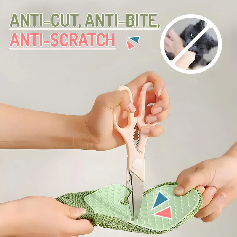 Double-sided Pet Cat Grooming Gloves