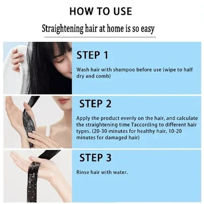 Silk & Keratin Hair Straightening Cream