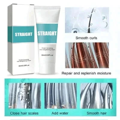 Silk & Keratin Hair Straightening Cream