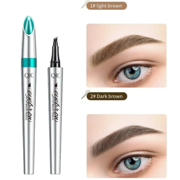 High Quality 3D Waterproof Microblading Eyebrow Pen 4 Fork Tip Tattoo Pencil