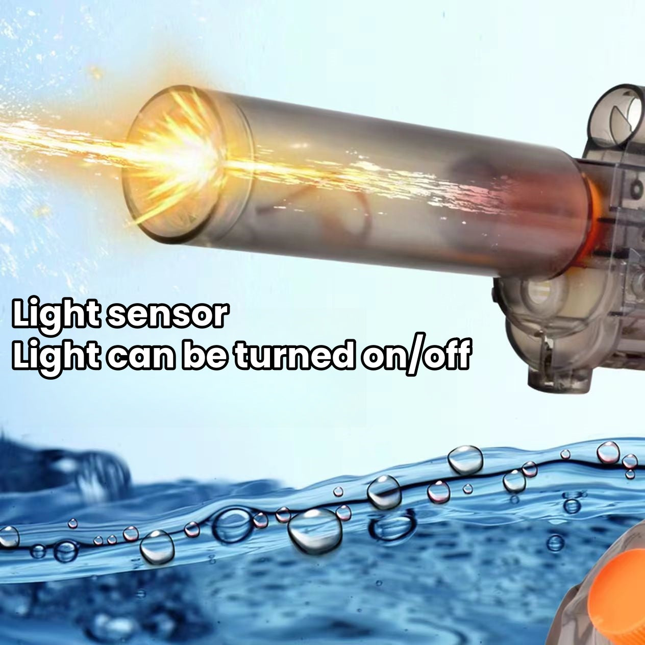 【Electric burst flash UMP-45】Assault water gun linkage return large capacity toy boy gift