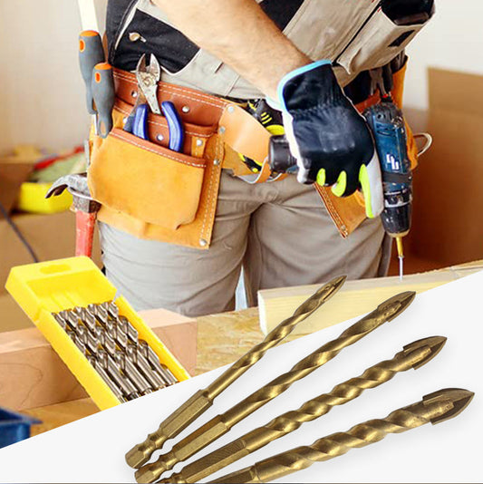 Four-blade cross drill (4 pieces/set)