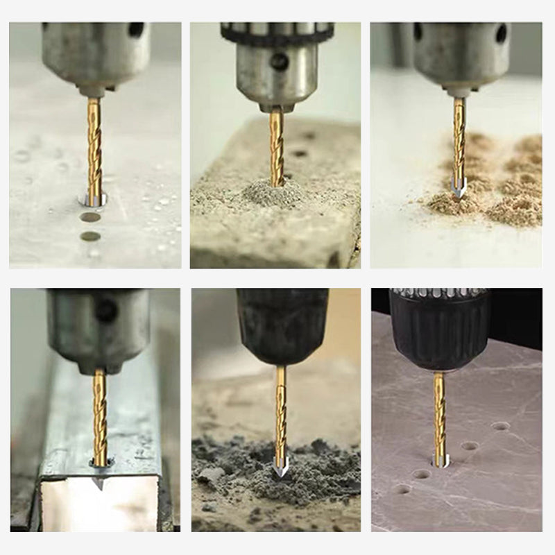 Four-blade cross drill (4 pieces/set)
