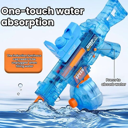 【Electric burst flash UMP-45】Assault water gun linkage return large capacity toy boy gift