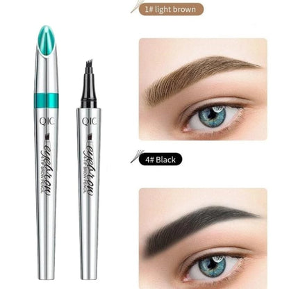 High Quality 3D Waterproof Microblading Eyebrow Pen 4 Fork Tip Tattoo Pencil