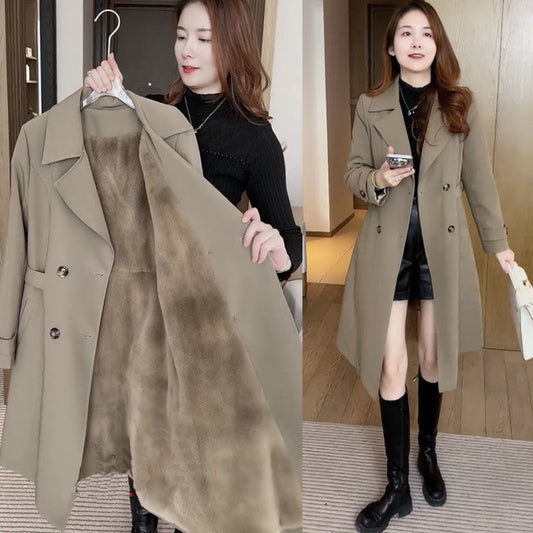 Long Warm Trench Coat