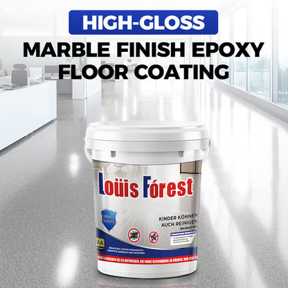 High-Gloss Marble Effect Epoxy Floor Coating