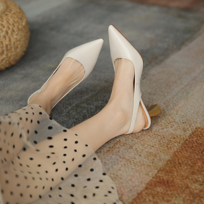 Slingback Kitten Heels