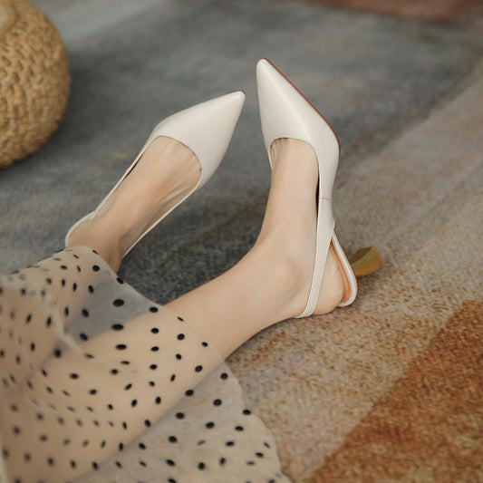 Slingback Kitten Heels