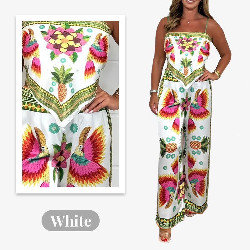Women's Exotic Printed 2-Piece Set
