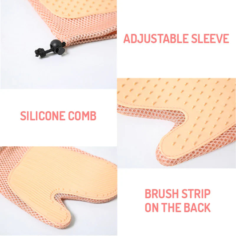 Double-sided Pet Cat Grooming Gloves
