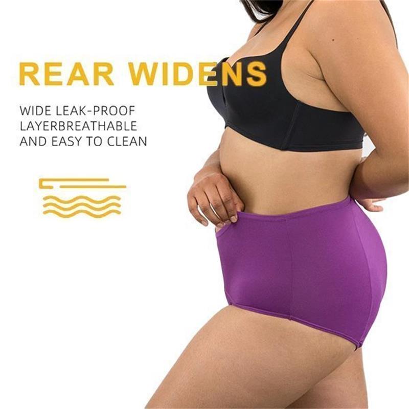 2025 High-quality physiological panties with high waist preventing side leakage - for women's protection