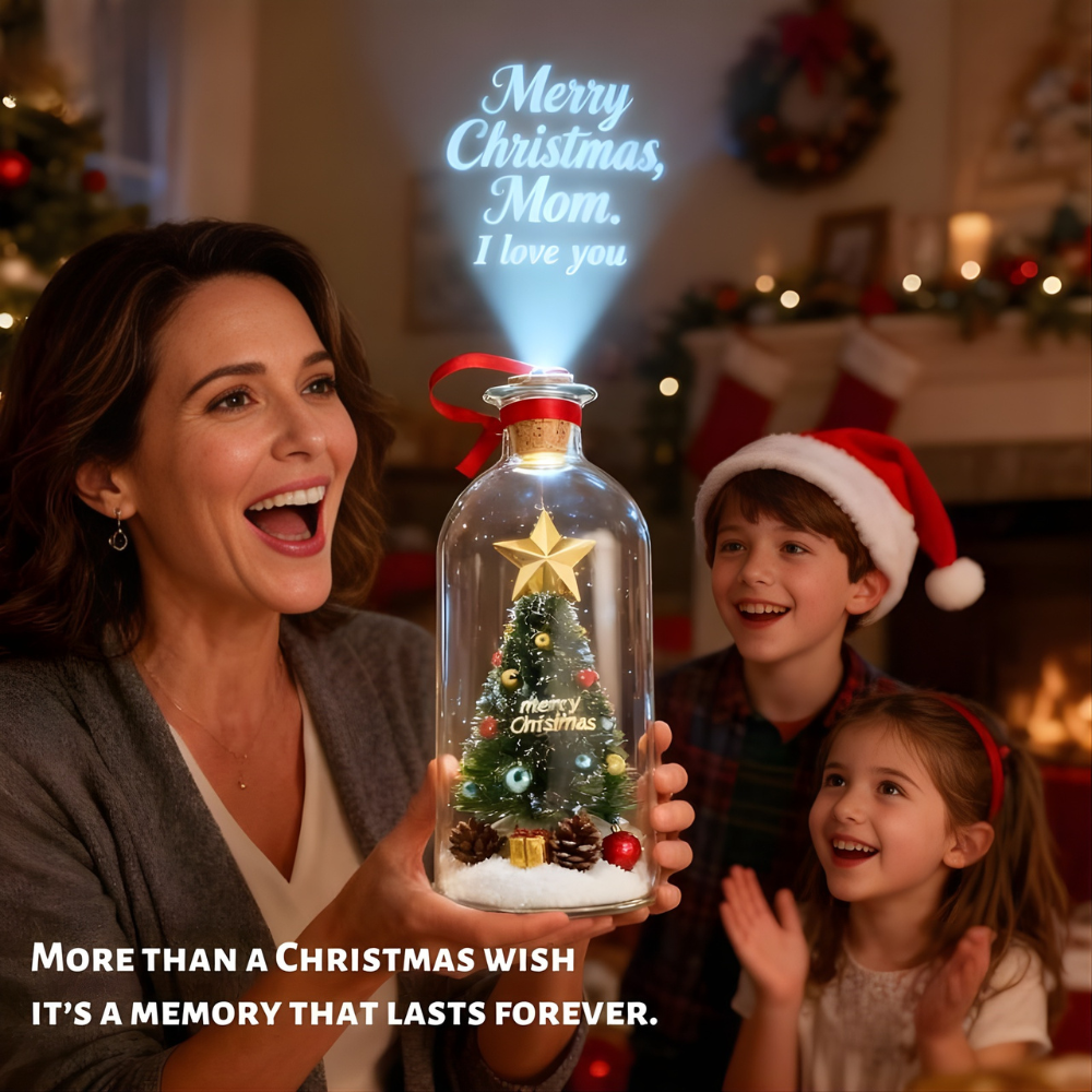 Voice in a Bottle Christmas Ornament