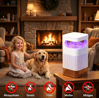 🦟 50% OFF NOW! ☀️ UV Fly Trap with Transparent Catch Box – Odorless. chemical-free & effective for indoor pest control 🏠
