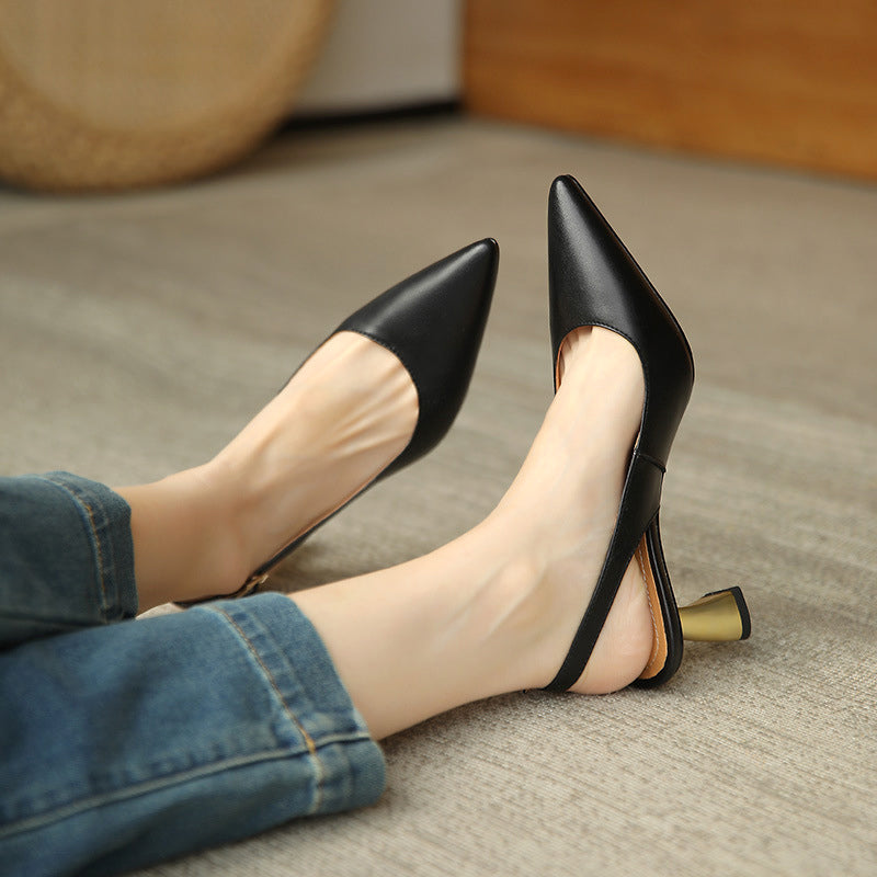 Slingback Kitten Heels
