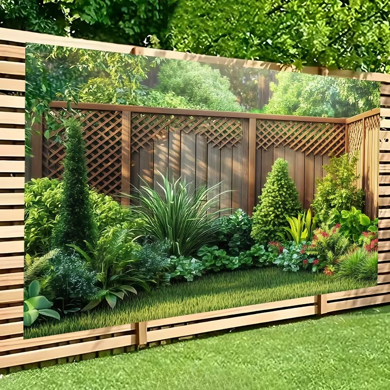 🌲🌸 Turn your backyard into an enchanted forest – one banner. endless beauty! ✨