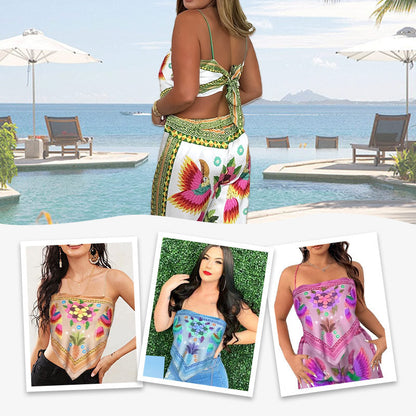 Women's Exotic Printed 2-Piece Set