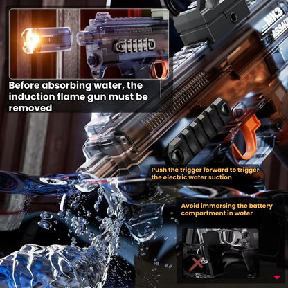 Sparkling Linkage Return Pulse Electric Burst Water Gun Toy