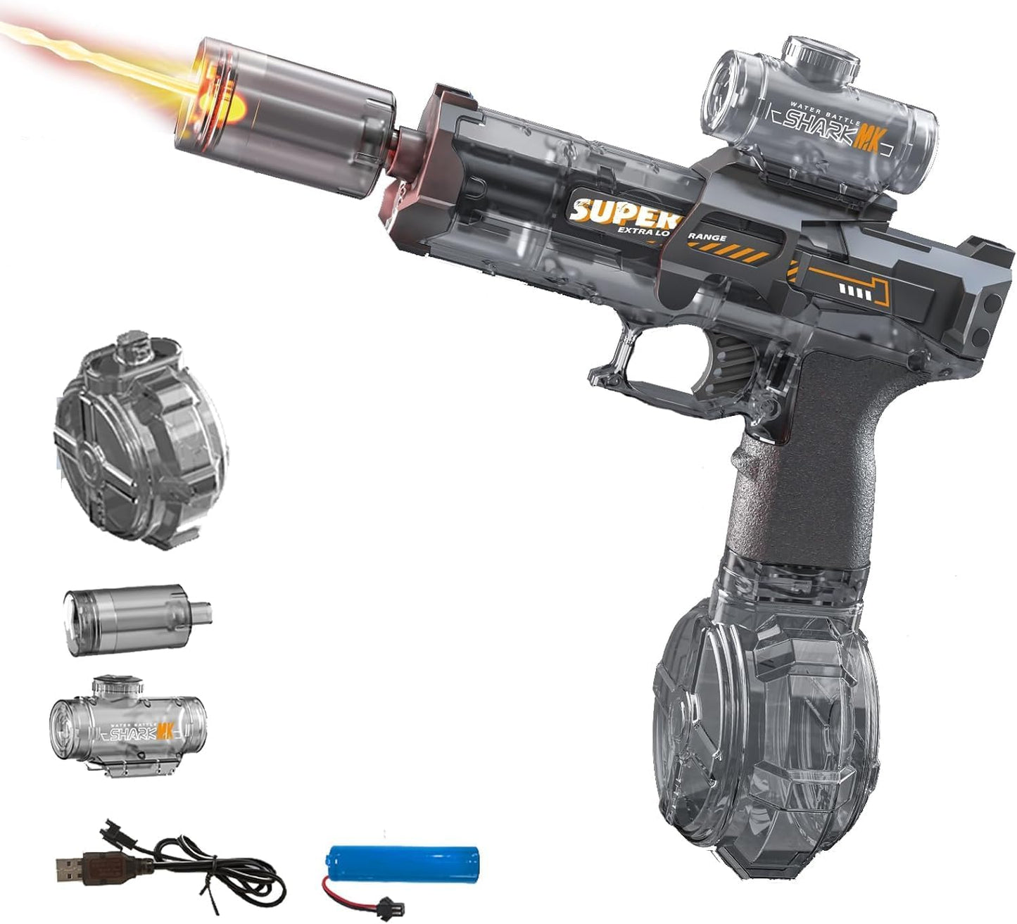 🔥New Hot Selling❤️‍🔥 Electric High-Pressure Water Gun with Circular Clip