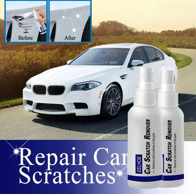 🚗 BUY 2 GET 1 FREE! ✨ Car Paint Scratch Repair Spray - Erases Light Scratches & Scuffs in 5 Mins. No Professional Tools Needed! 🛠️📦