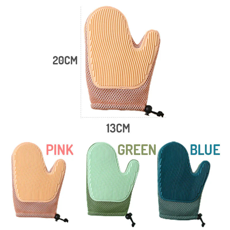 Double-sided Pet Cat Grooming Gloves