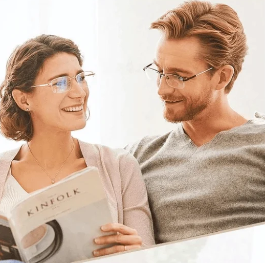 Sapphire high hardness anti-blue Dual-Use Reading Glasses