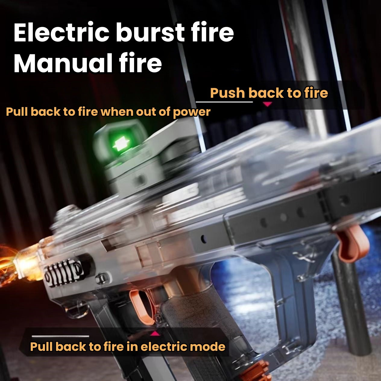 Sparkling Linkage Return Pulse Electric Burst Water Gun Toy
