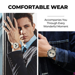 Men's Waterproof Multifunctional Quartz Watch