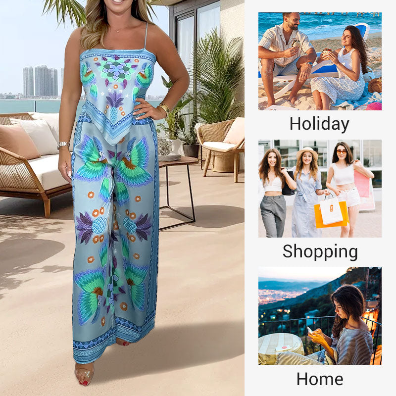 Women's Exotic Printed 2-Piece Set