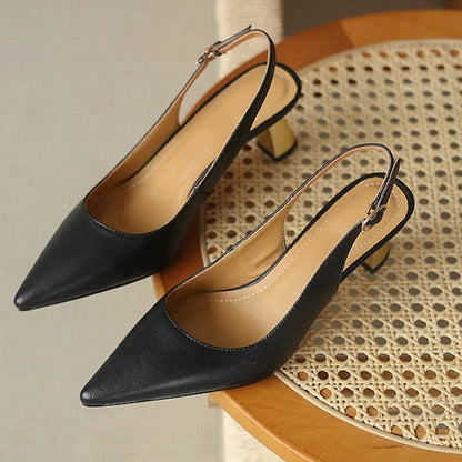 Slingback Kitten Heels