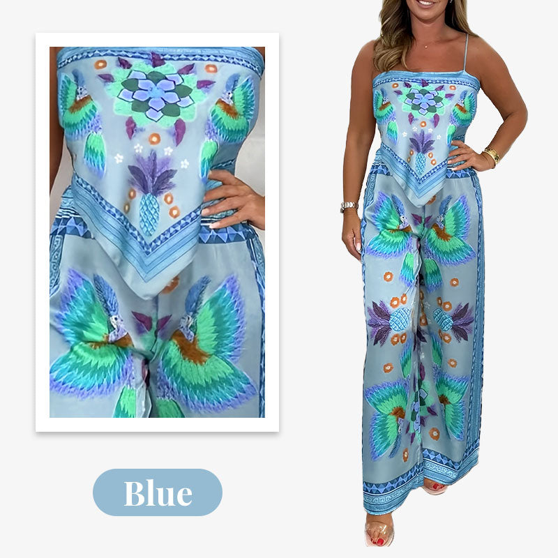 Women's Exotic Printed 2-Piece Set