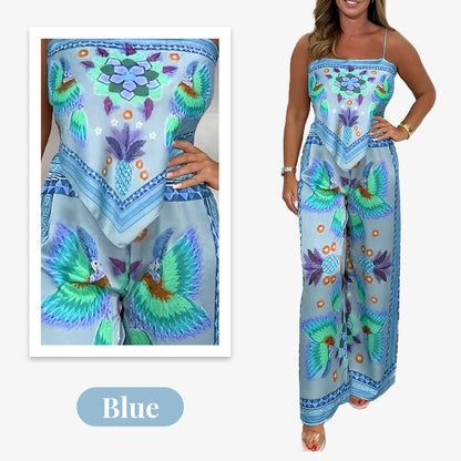 Women's Exotic Printed 2-Piece Set