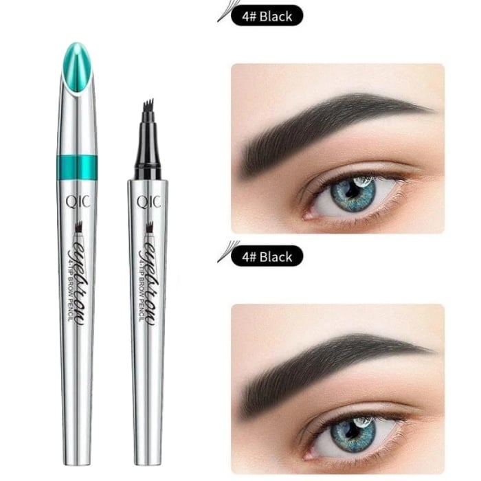 High Quality 3D Waterproof Microblading Eyebrow Pen 4 Fork Tip Tattoo Pencil