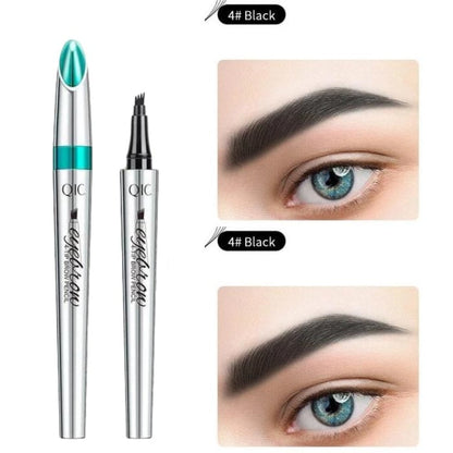 High Quality 3D Waterproof Microblading Eyebrow Pen 4 Fork Tip Tattoo Pencil