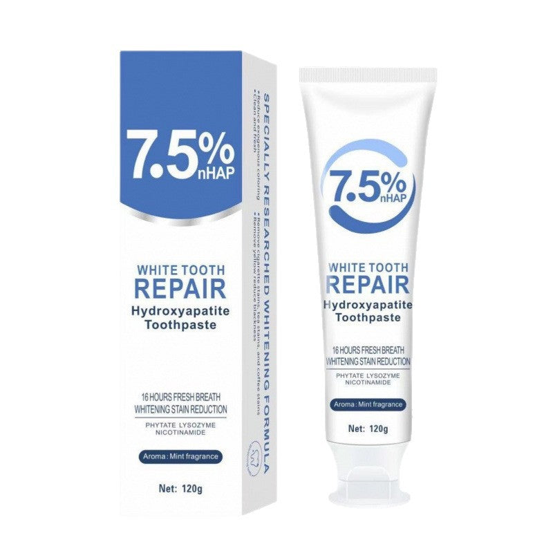 7.5% Nano Hydroxyapatite Toothpaste Whitening, Repairing, and Anti-Caries 120g