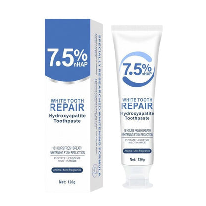 7.5% Nano Hydroxyapatite Toothpaste Whitening, Repairing, and Anti-Caries 120g