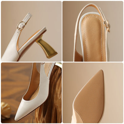 Slingback Kitten Heels