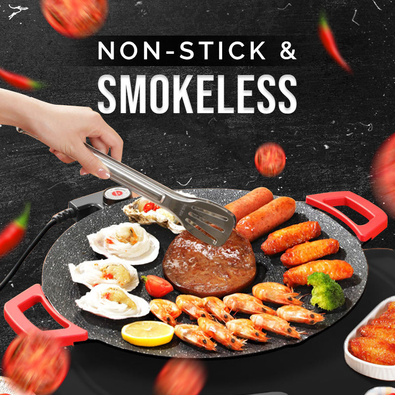 🍳Non-Stick Electric Indoor Grill Pan